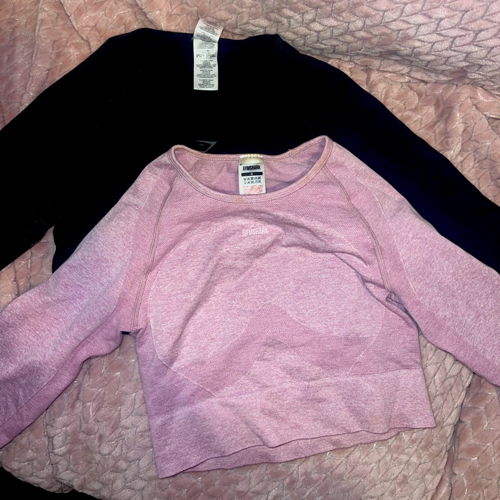 GYMSHARK FLEX LONG SLEEVE CROP TOP bundle!